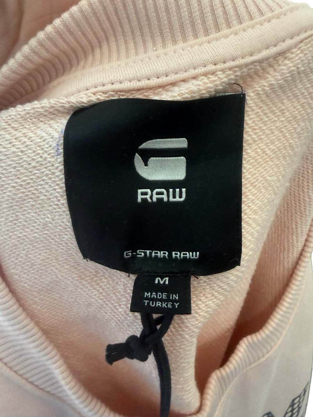 G-Star Raw Anglaise Graphic Sweatshirt Pink Size M - Picture 8 of 12